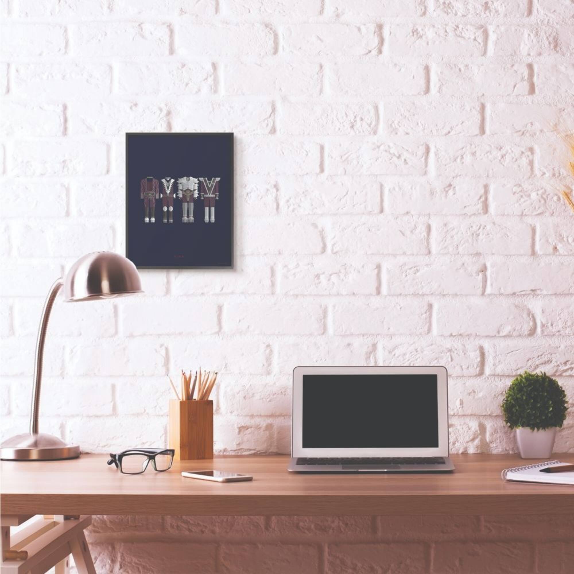 Stupell Industries Kiss Characters Fashion Design Black Framed Wall Art